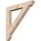 Ekena Millwork Traditional Slat Smooth Bracket, Douglas Fir, 5 1/2"W x 44"D x 44"H BKT06X44X44TRA06SDF - alternate 1